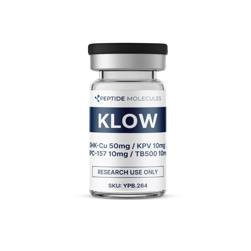KLOW - GHK-Cu (50mg) / KPV (10mg) / BPC-157 (10mg) / TB500 (10mg)