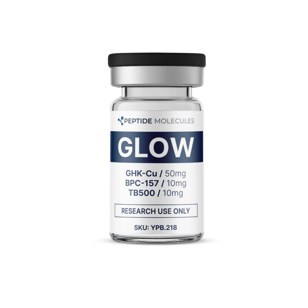 GLOW GHK-Cu (50mg) / BPC-157 (10mg) / TB500 (10mg)