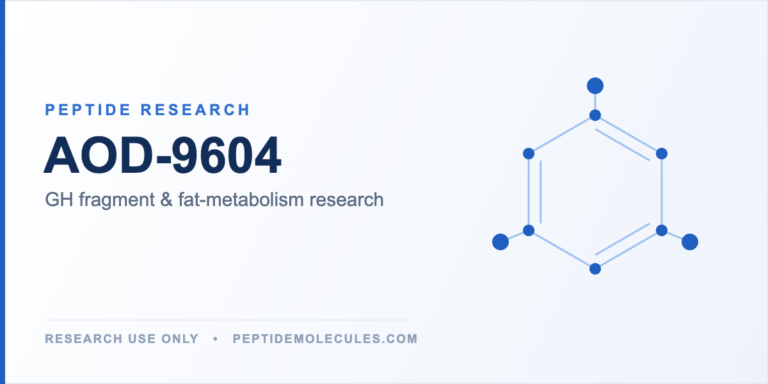 The Science of AOD-9604: A Growth-Hormone Fragment Studied for Fat Metabolism