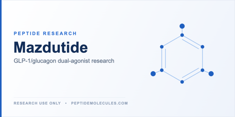 The Science of Mazdutide: A GLP-1/Glucagon Dual Receptor Agonist