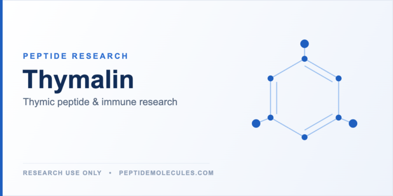 The Science of Thymalin: A Thymic Peptide Studied for Immune Regulation
