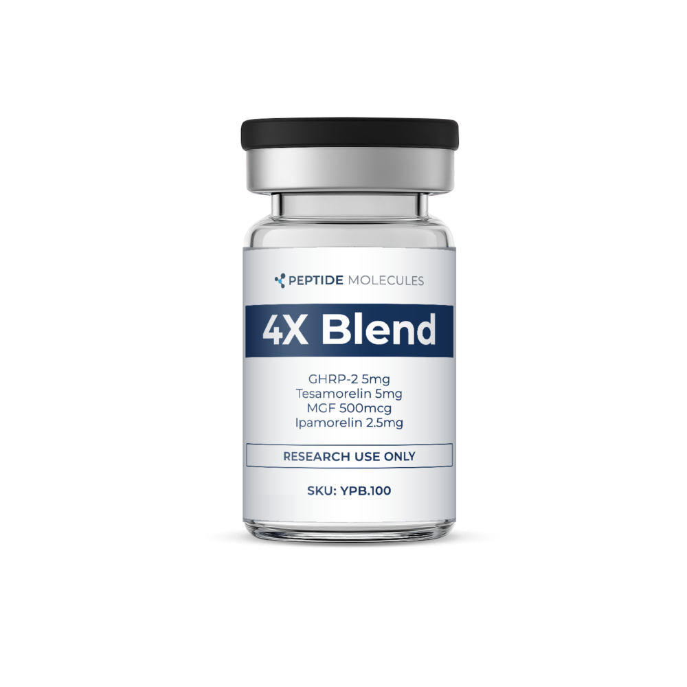 4X Blend research vial – front view