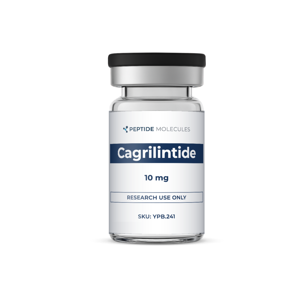 Cagrilintide 10 mg research vial – front view