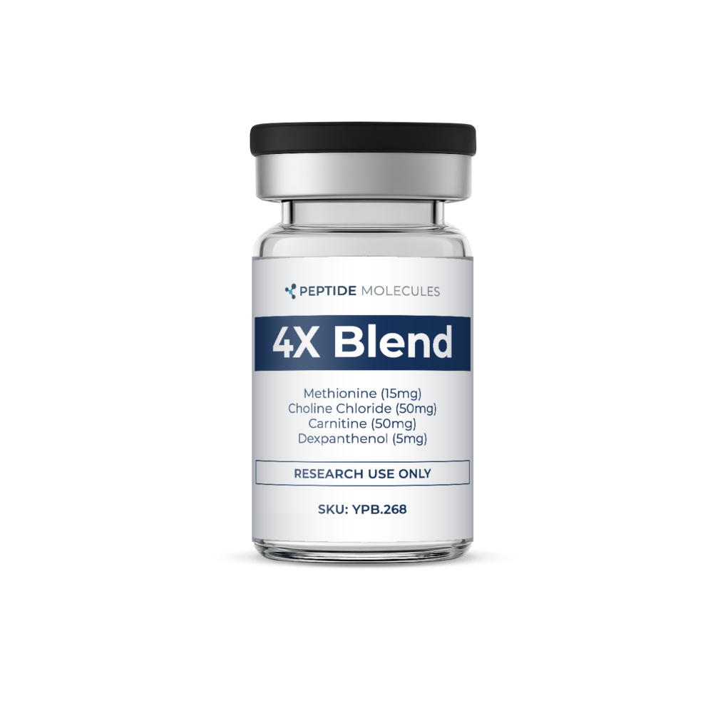 4X Blend research vial – front view