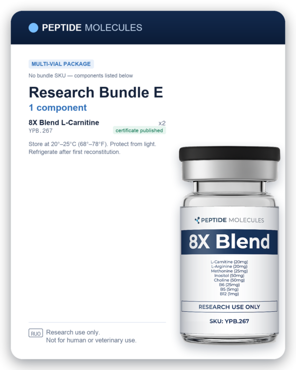 Research Bundle E multi-vial research package. Components: YPB.267. Research use only.